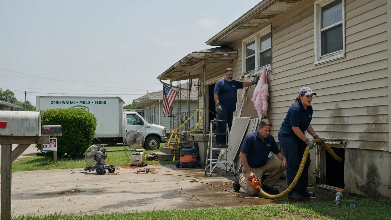 Water Damage Repair in Edinburg, IL near me